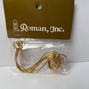 Roman Inc. Scroll S Decorative Ornament Hooks set of 6